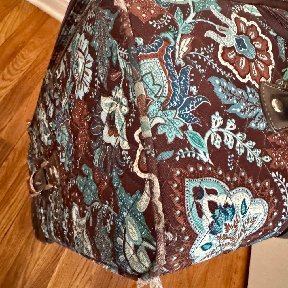 Vera Bradley Java Blue Large Suitcase - image 8